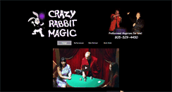 Desktop Screenshot of crazyrabbitmagic.com